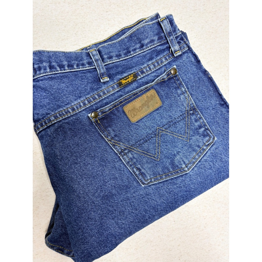 Wrangler George Strait Collection Cowboy Cut Jeans‎ Mens 40x32 Medium Wash Blue